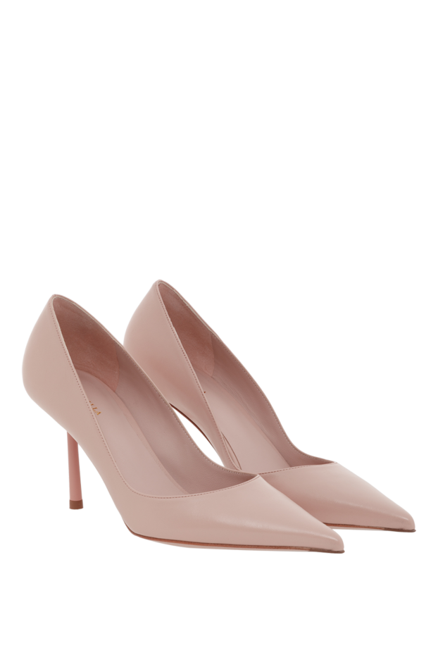 Le Silla beige genuine leather shoes with heels 187640 - photo 3