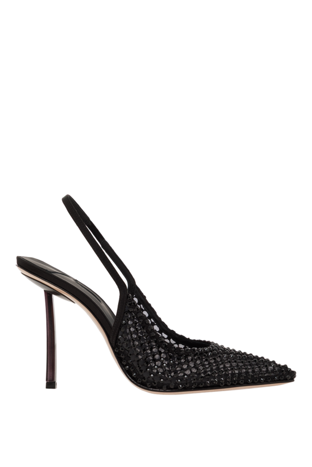 Le Silla gilda pumps in black mesh with crystals 187644 - photo 1