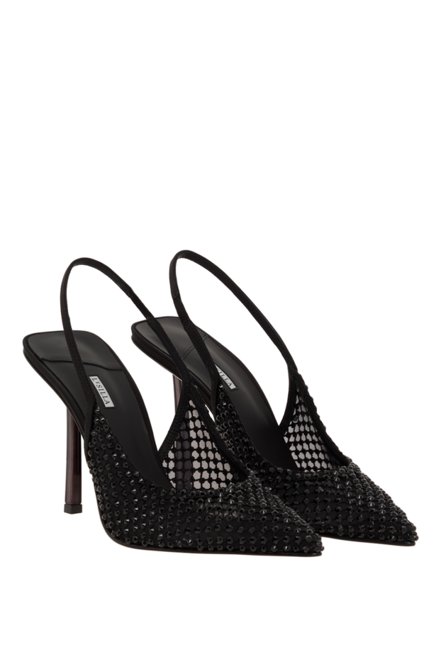 Le Silla gilda pumps in black mesh with crystals 187644 - photo 3