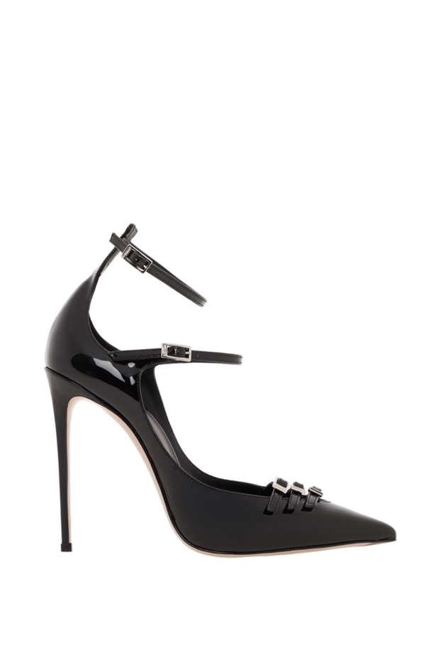 Le Silla black patent leather morgana strappy pumps 187650 - photo 1