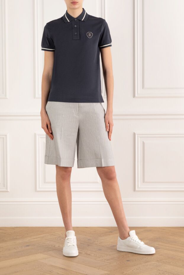D.Exterior women's long shorts gray with cuffs 187766 - photo 2