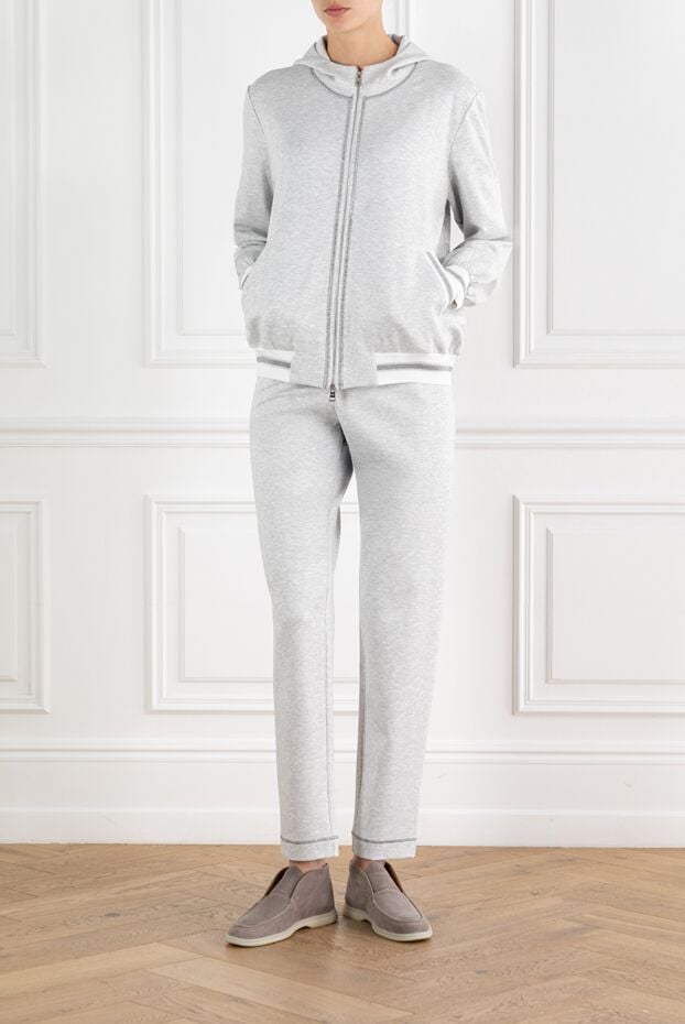 D.Exterior knitted tracksuit with contrast piping 187777 - photo 2