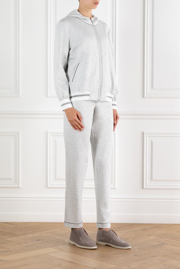 D.Exterior knitted tracksuit with contrast piping 187777 - photo 3