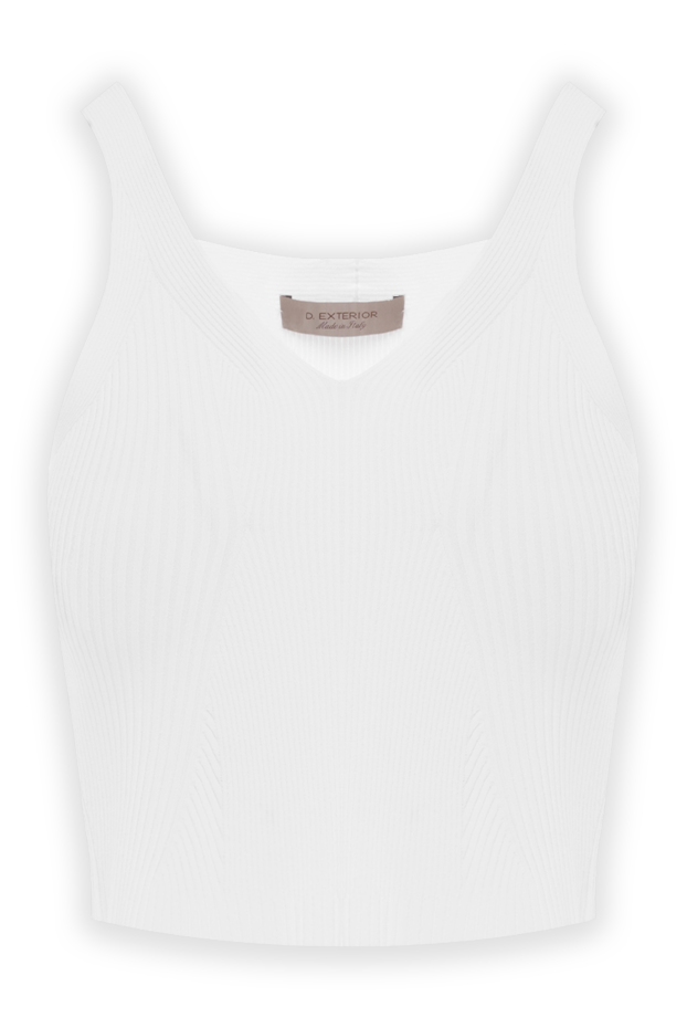 D.Exterior white women's viscose top 187785 - photo 1