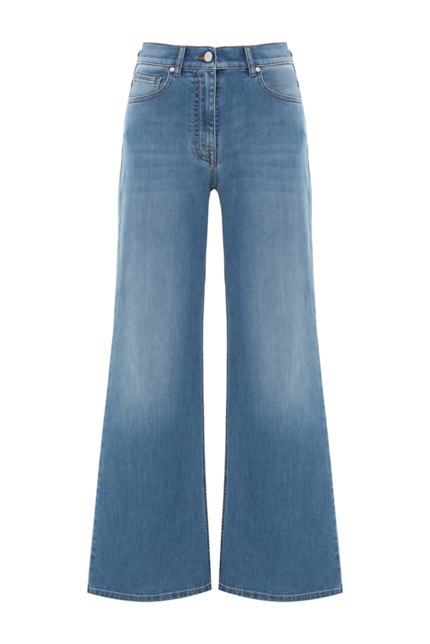 Peserico women's blue distressed flared jeans 187797 - photo 1