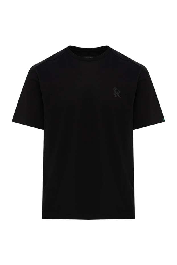 Stefano Ricci black cotton t-shirt with 3d logo 187845 - photo 1
