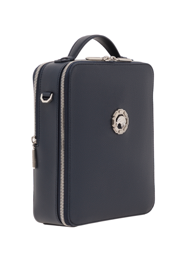 Stefano Ricci blue calfskin messenger bag 187867 - photo 3