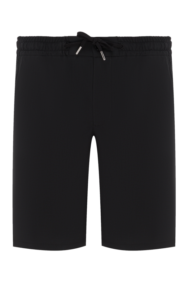 Cesare di Napoli men's black wool bermuda shorts 187994 - photo 1