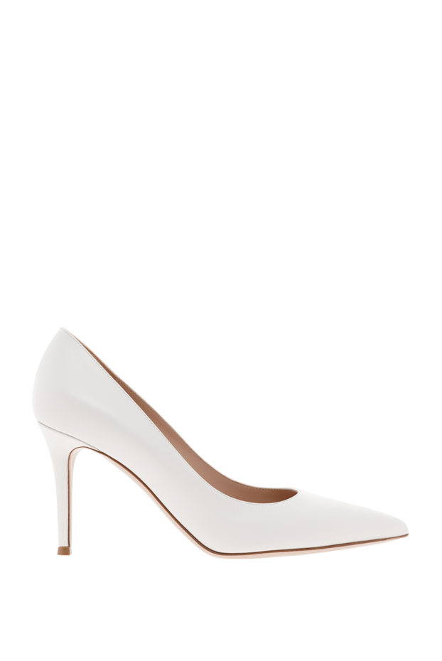 Gianvito Rossi leather heels gianvito 85 white 188065 - photo 1
