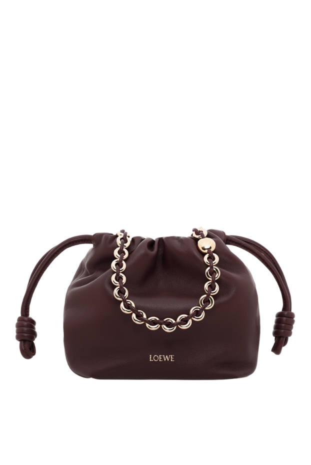 Loewe flamenco mini bag in soft nappa lambskin burgundy 188091 - photo 1