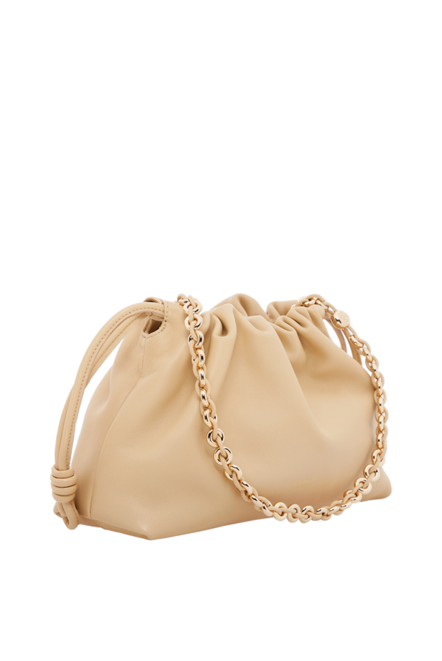 Loewe flamenco medium soft sheepskin nappa leather bag yellow 188092 - photo 3