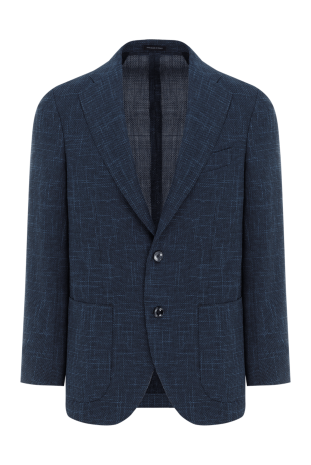 Sartoria Latorre men's blue jacket with abstract pattern 188109 - photo 1