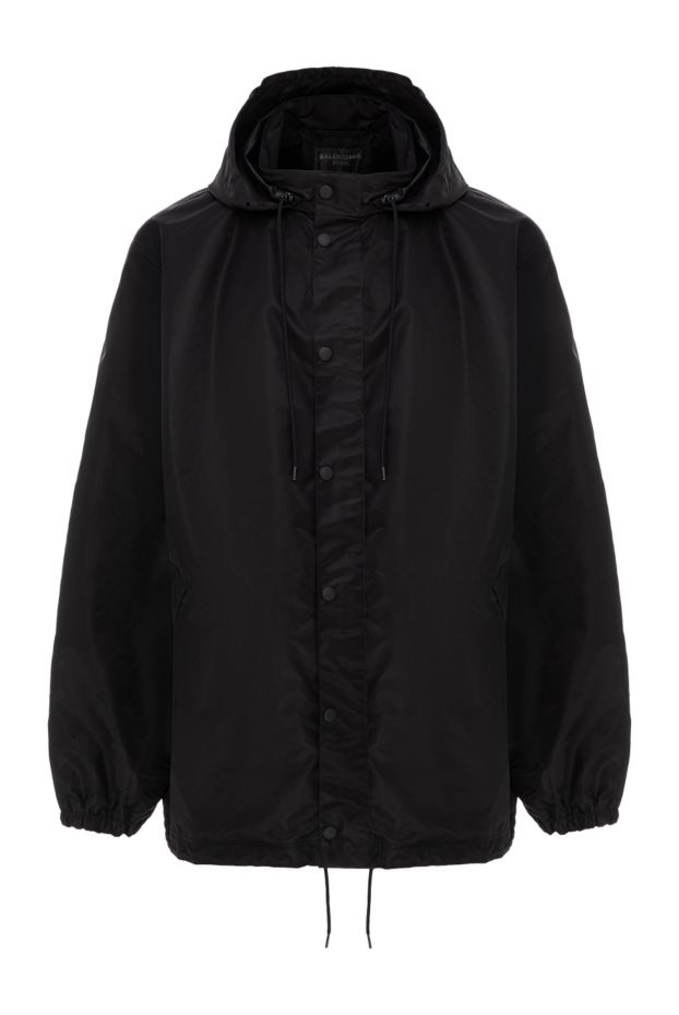 Balenciaga легка нейлонова куртка з капюшоном та логотипом. 188137 - фото 1