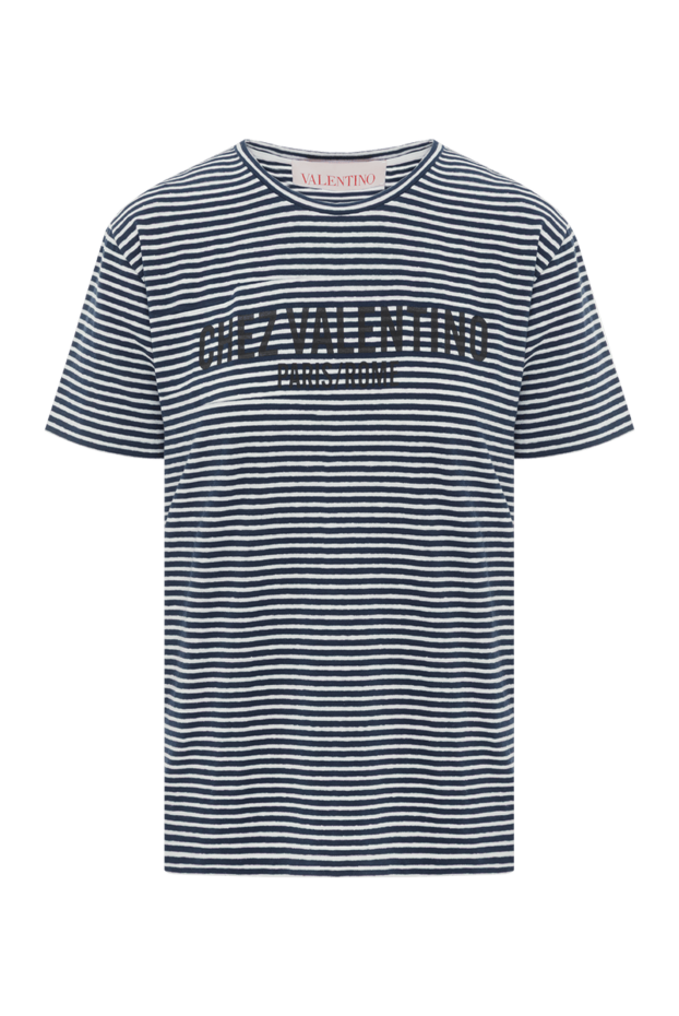 Valentino chez blue striped print t-shirt 188184 - photo 1