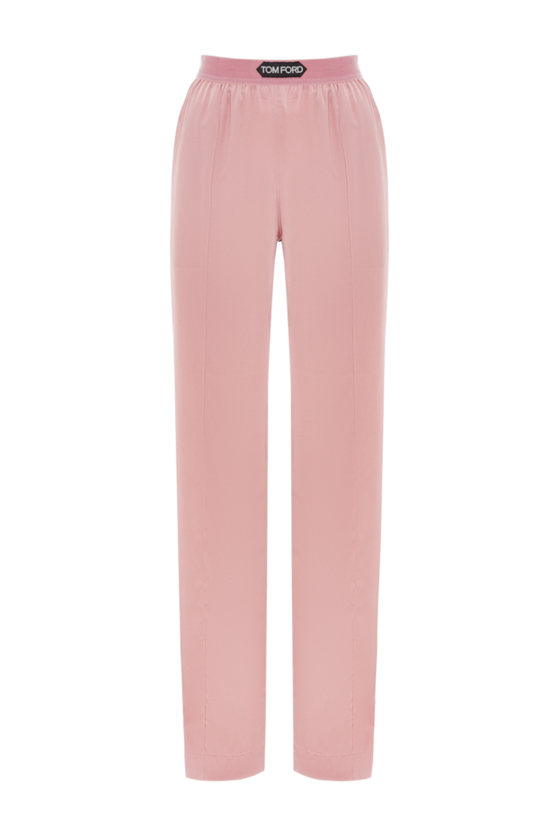 Tom Ford pink viscose trousers for women 188211 - photo 1