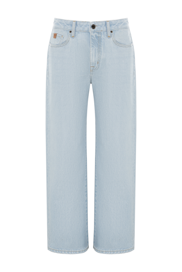Jacob Cohen wide leg jeans straight cut blue women 188224 - photo 1