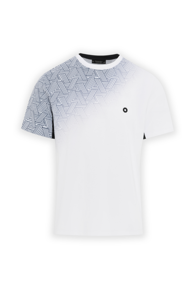 Stefano Ricci tennis t-shirt with triangle pattern and gradient color 188228 - photo 1
