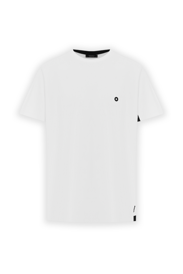 Stefano Ricci white men's t-shirt with contrasting inserts 188232 - photo 1