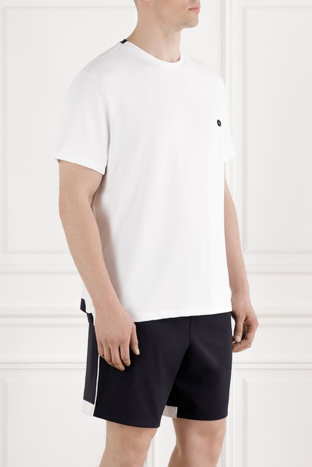 Stefano Ricci white men's t-shirt with contrasting inserts 188232 - photo 3