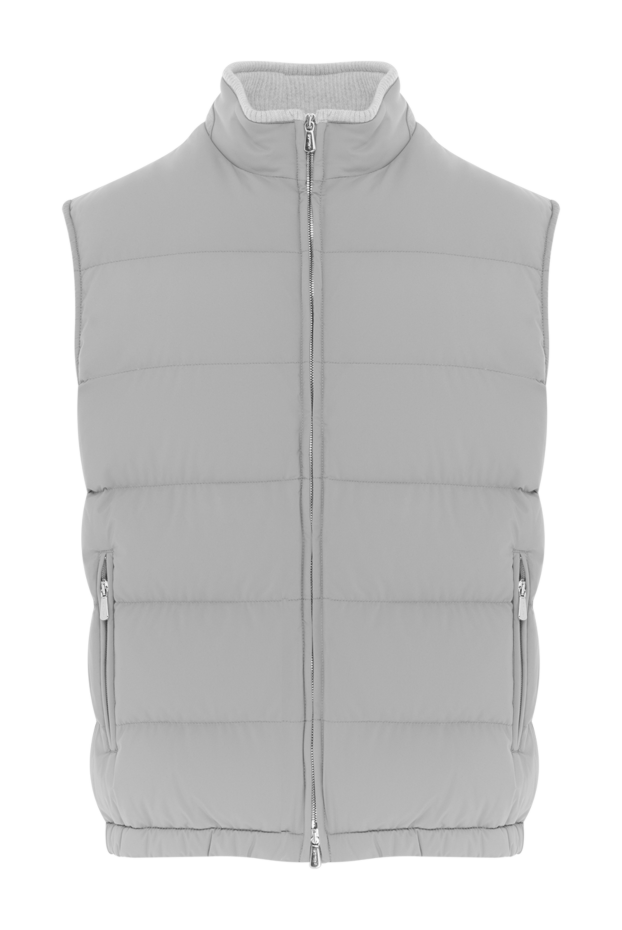 Enrico Mandelli men's gray down vest with zipper 188254 - photo 1