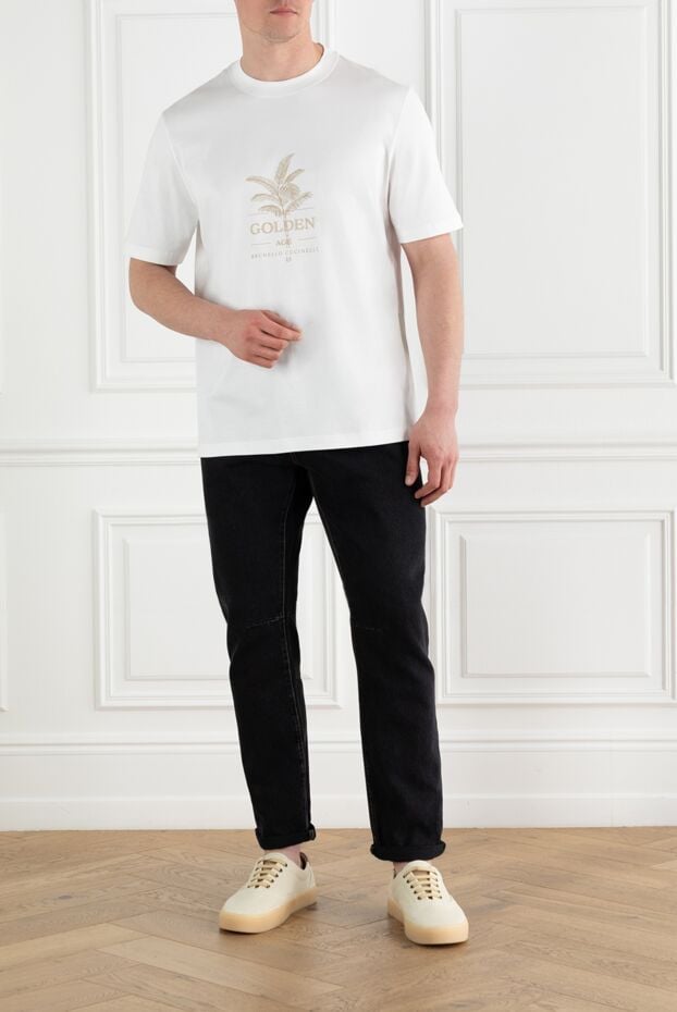 Slim fit cotton jeans with logo grey - photo 2