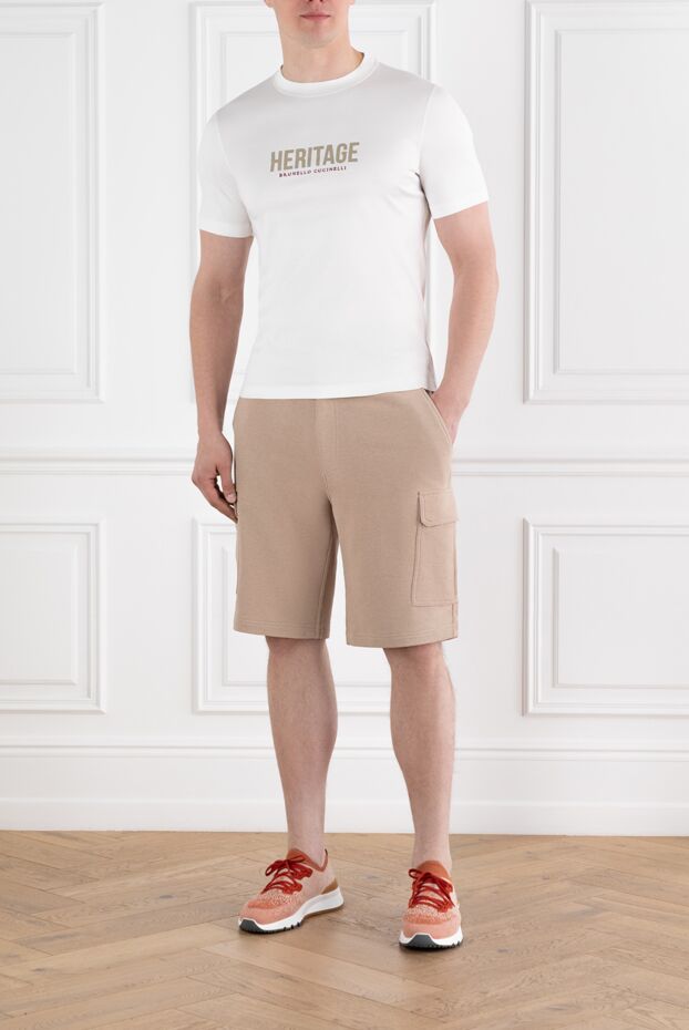 Heritrage White Cotton Jersey Crew Neck T-Shirt - photo 2