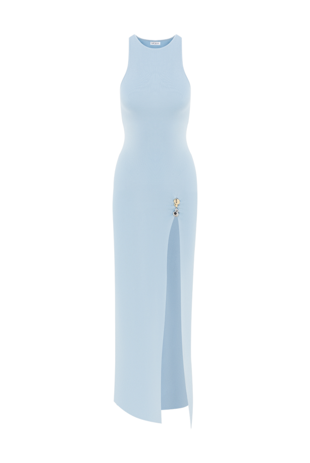 Moeva louisa sleeveless maxi dress with deep slit blue 188942 - photo 1