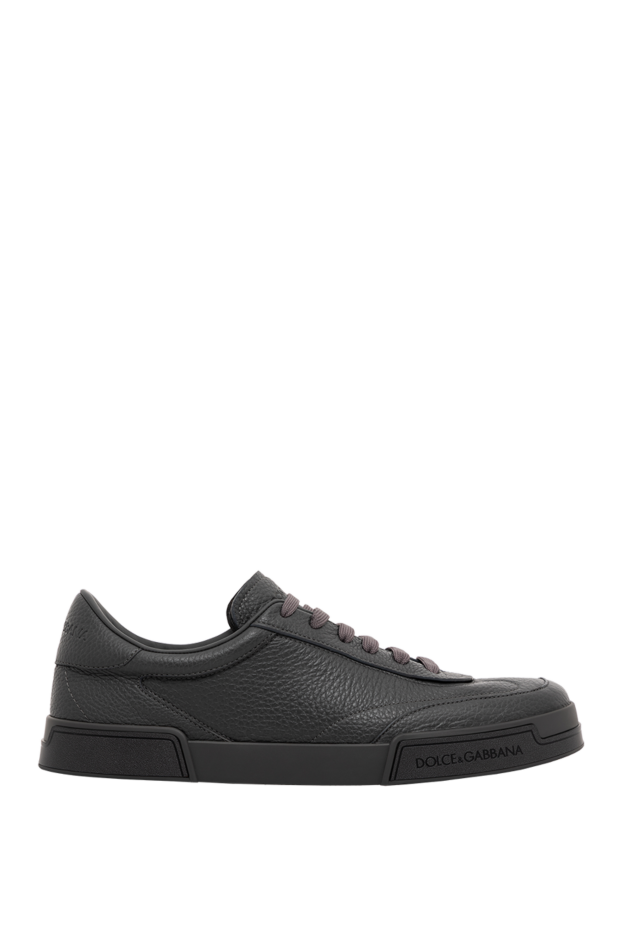 Dolce & Gabbana portofino yacht sneakers in crinkled calfskin grey 188981 - photo 1