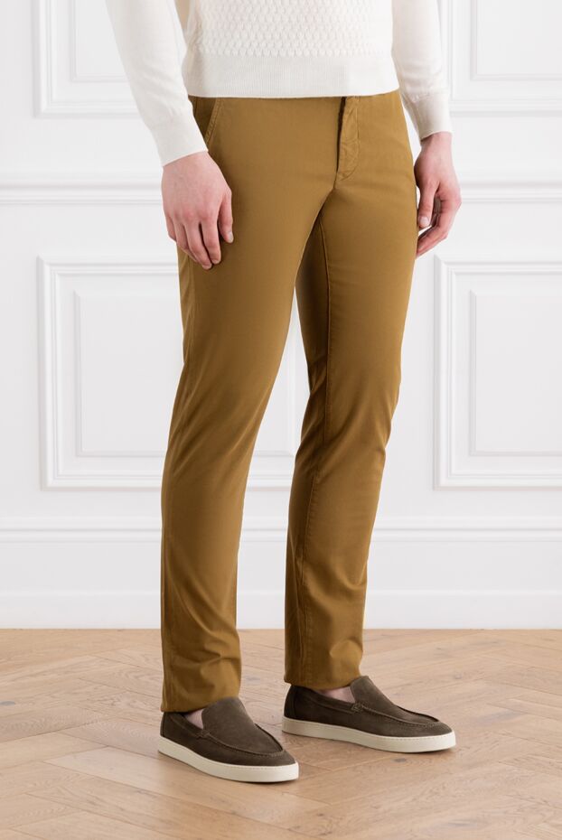 Jacob Cohen bobby slim stretch cotton chinos brown men 189037 - photo 3