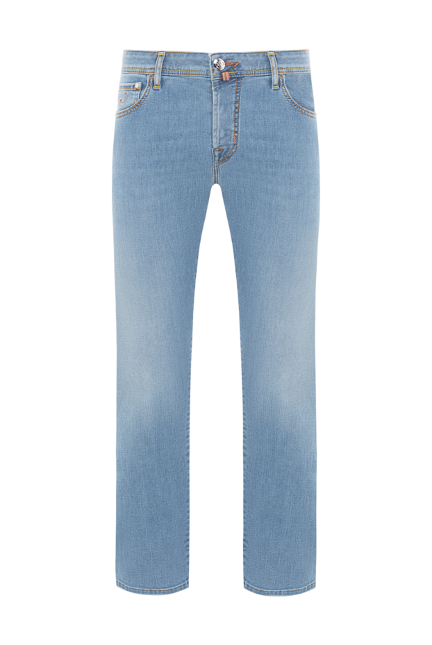 Jacob Cohen men's blue cotton blend distressed jeans 189040 - photo 1