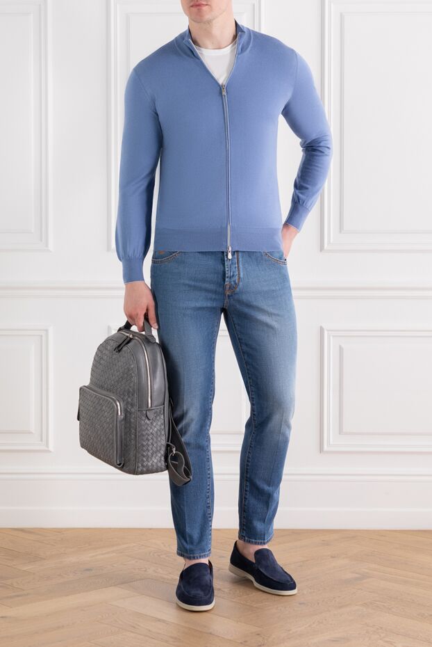 Jacob Cohen stretch denim jeans with contrast stitching and signature embroidery 189045 - photo 3