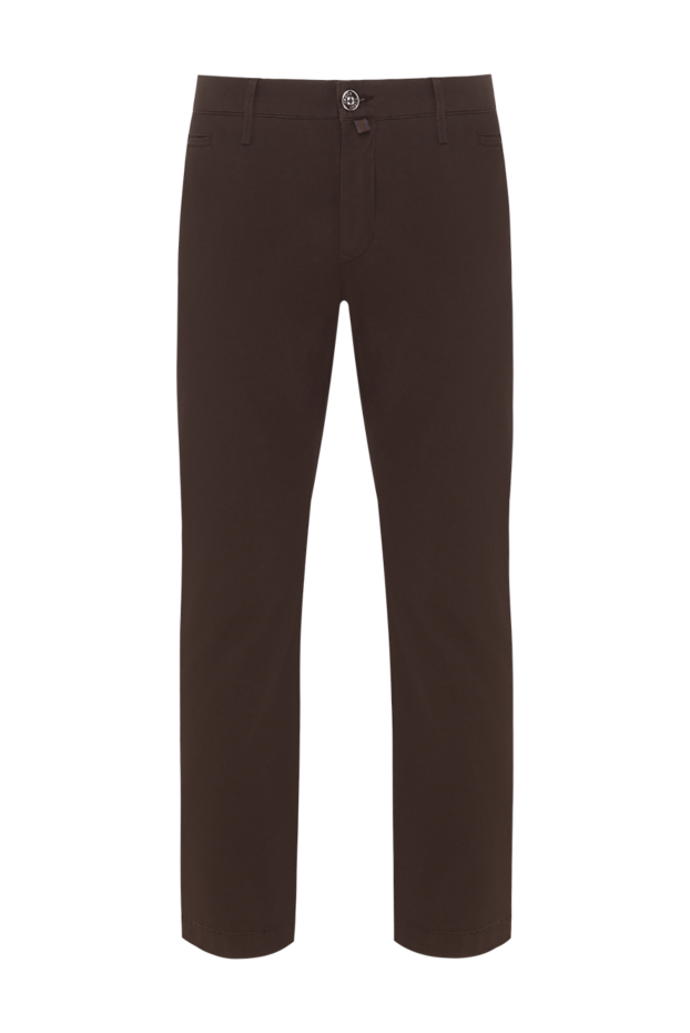 Jacob Cohen men's brown stretch cotton chinos (markdown) 196921 - photo 1