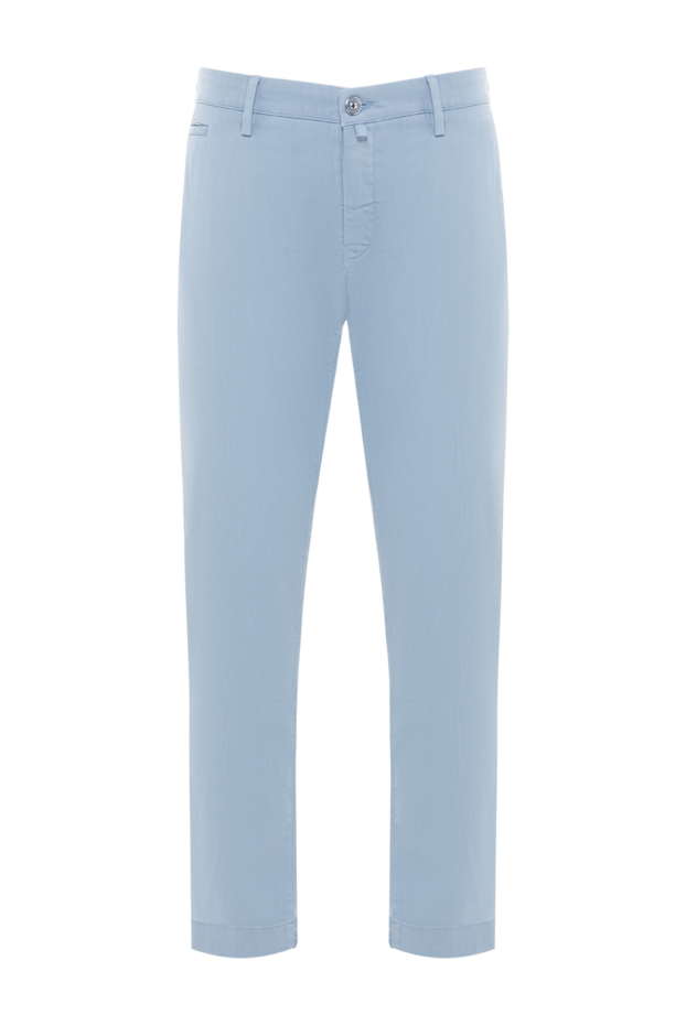 Jacob Cohen light blue stretch cotton lyocell chino trousers 189082 - photo 1