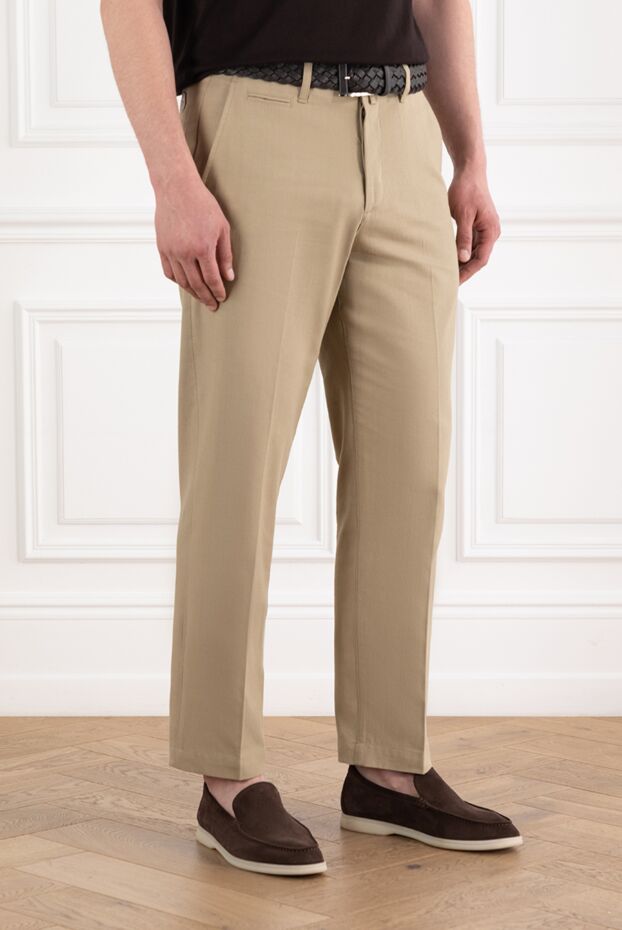 Jacob Cohen beige pure cotton men's trousers 189090 - photo 3