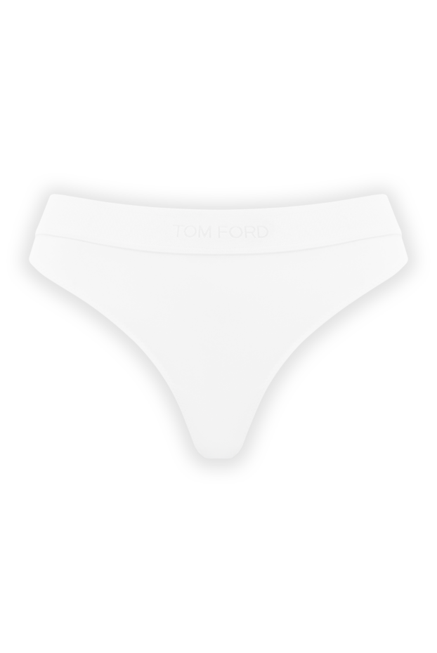 Tom Ford branded modal thong with logo white 189104 - photo 1