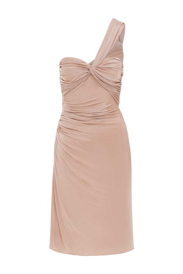 Tom Ford one shoulder cocktail dress with side slit beige 189119 - photo 1