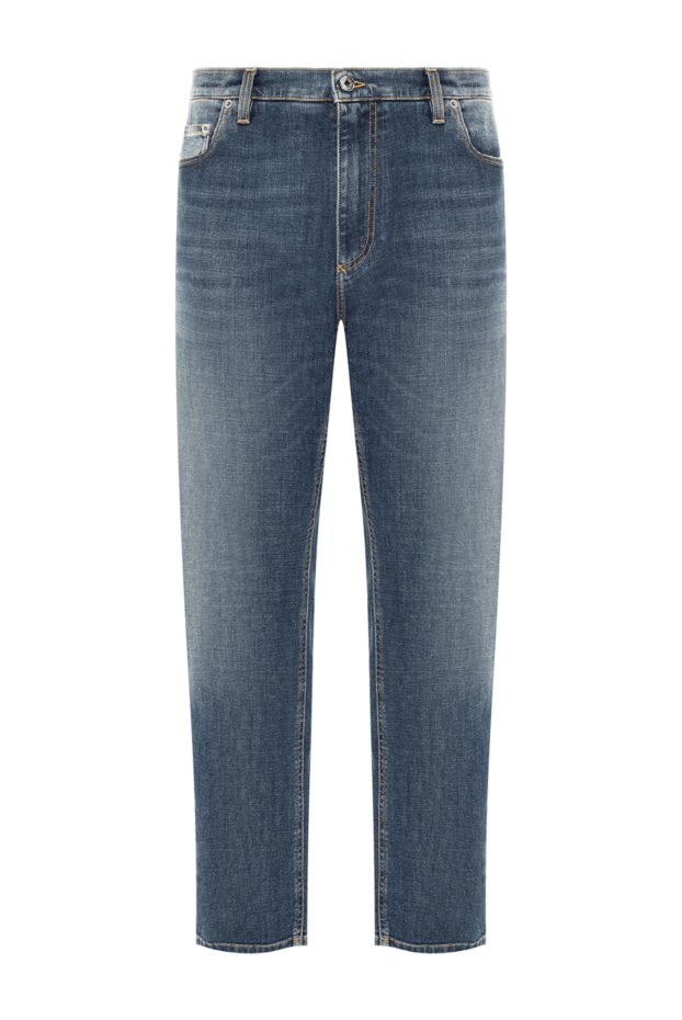 Dolce & Gabbana classic jeans with a signature label in a lightly textured fabric 189276 - photo 1