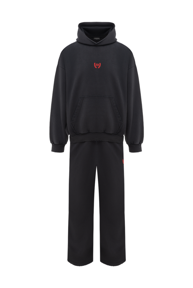 Balenciaga laurel classic tracksuit hoodie with pants gray men's 189286 - photo 1