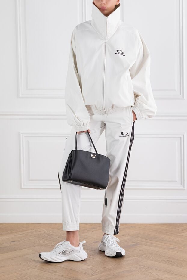 Balenciaga dirty white tracksuit white with logo 189293 - photo 2