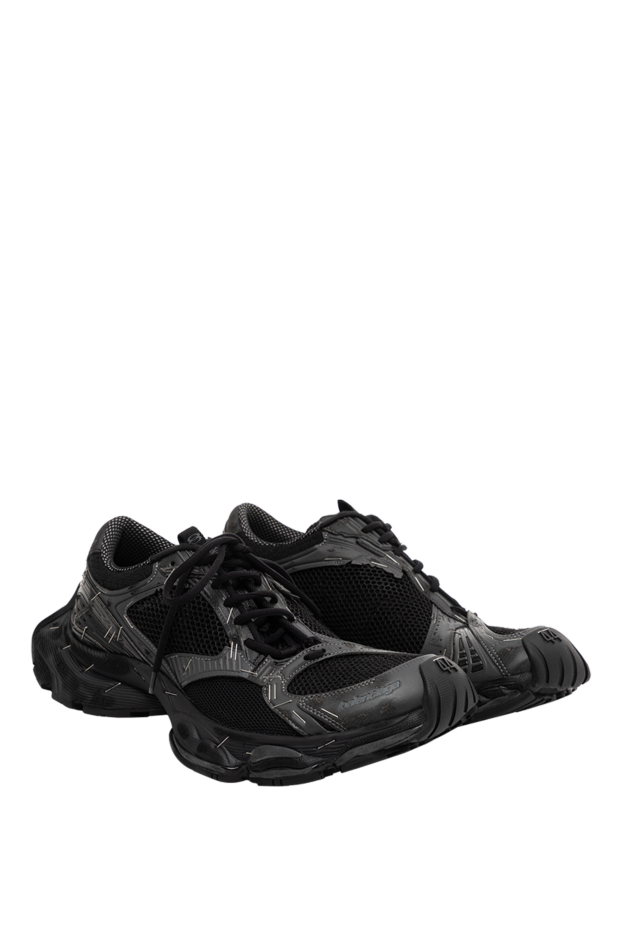 Balenciaga stapler men's sneakers black distressed 189295 - photo 3