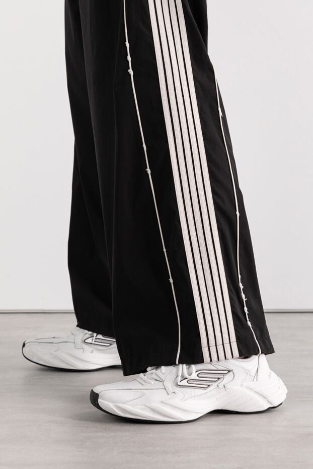 Balenciaga мужские кроссовки monday белого цвета кожаные 189306 - фото 2