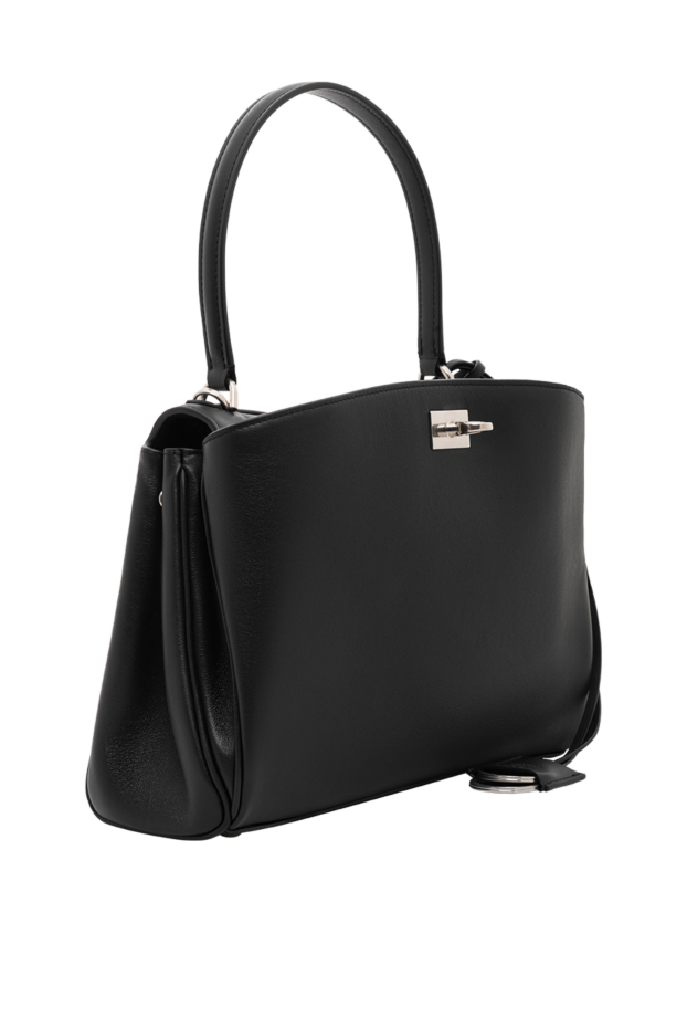 Balenciaga small women's rodeo bag in black calfskin 189321 - photo 3