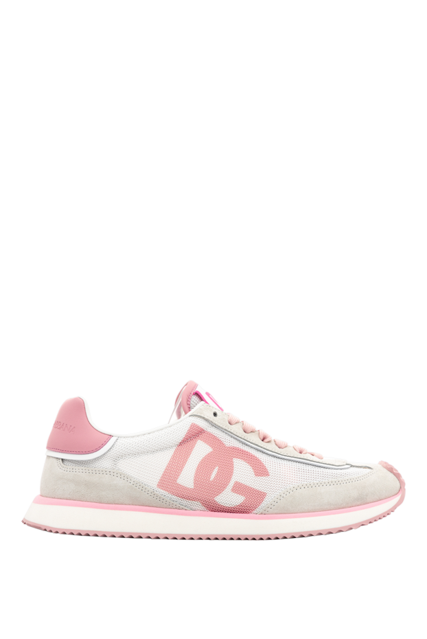 Dolce & Gabbana dg cushion sneakers in white mixed materials 189330 - photo 1