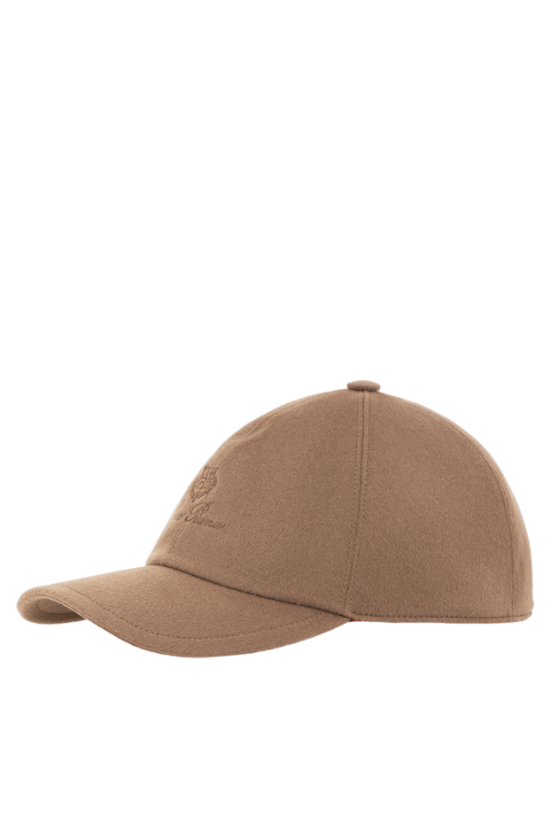 Loro Piana light and warm cashmere baseball cap brown men's 189392 - photo 3
