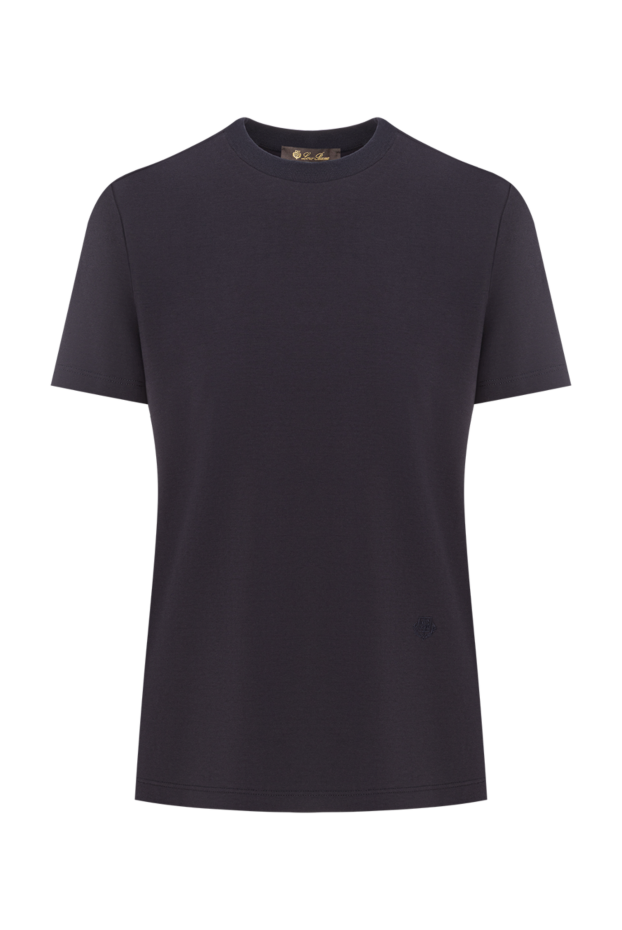 Loro Piana classic t-shirt my-t women's blue cotton 189417 - photo 1