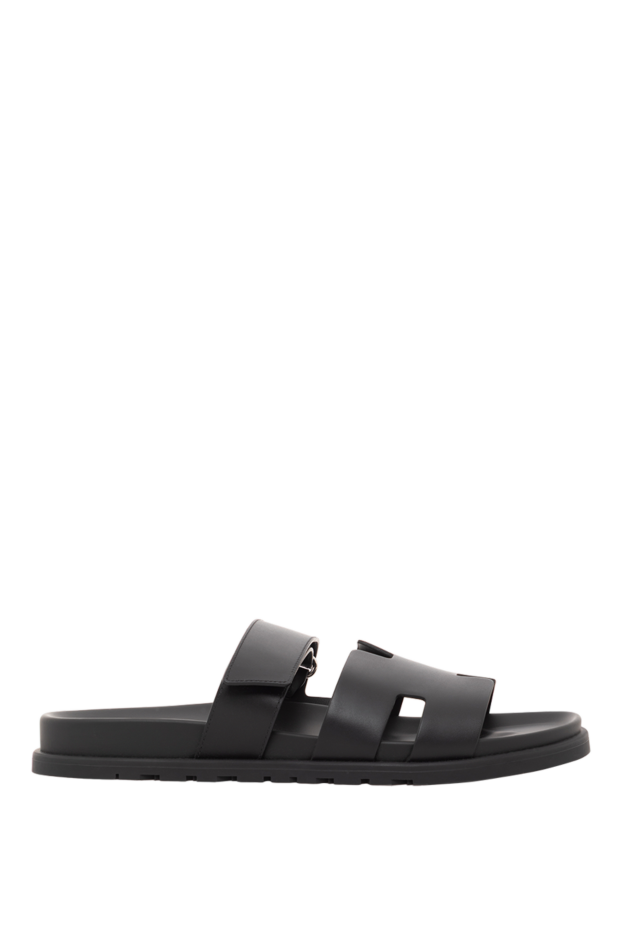 Hermes calfskin sandals with anatomical rubber sole and adjustable strap 189576 - photo 1