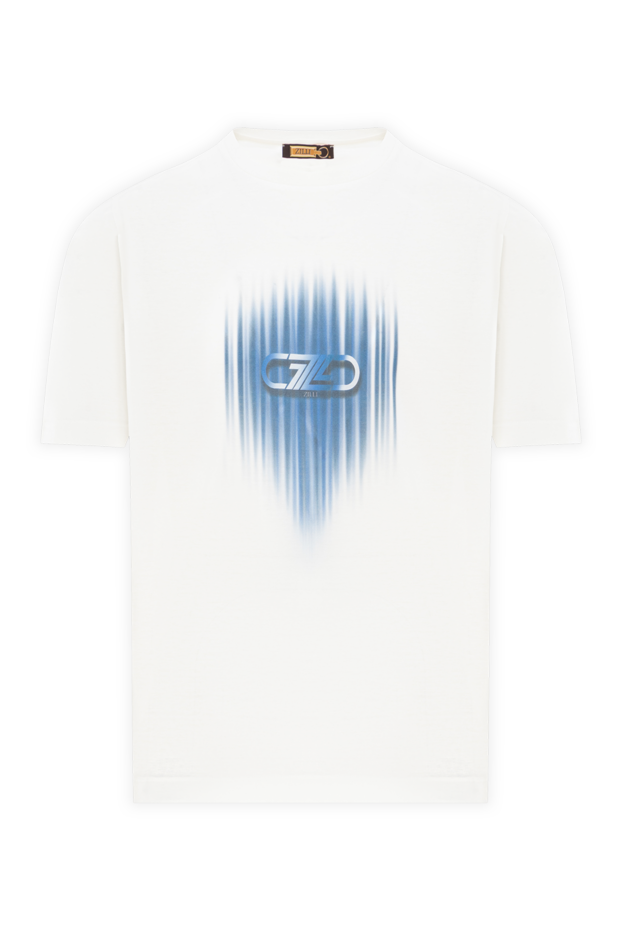 Zilli white t-shirt made of premium cotton with airbrush effect 189589 - photo 1