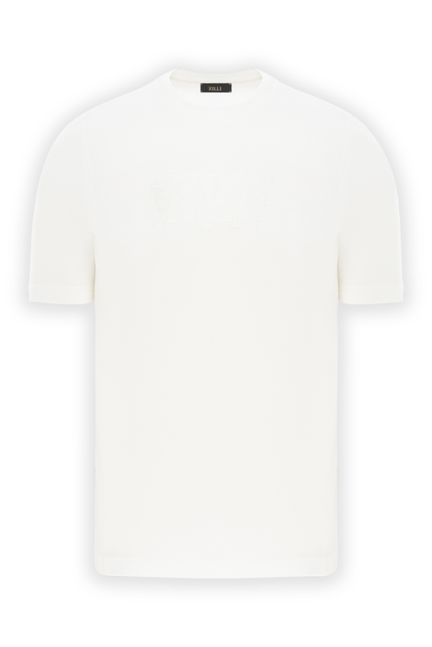 Zilli cotton t-shirt with embossed branding without contrast 189595 - photo 1