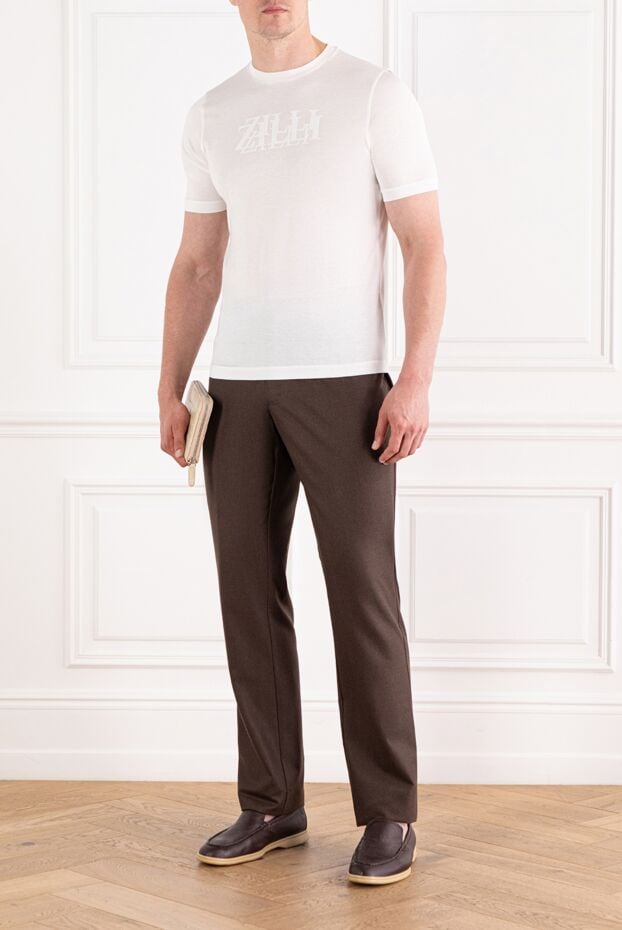 Zilli cotton t-shirt with embossed branding without contrast 189595 - photo 2