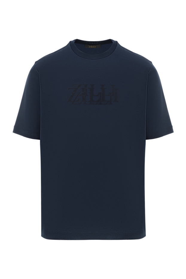 Zilli plain t-shirt with a raised logo effect 189600 - photo 1